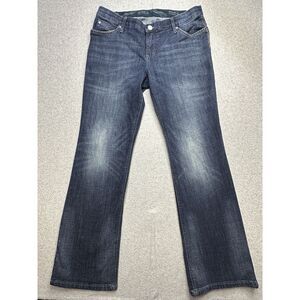 Wrangler Shiloh Jeans Womens 13/14x32 Blue Denim Bootcut Ultimate Riding Ladies